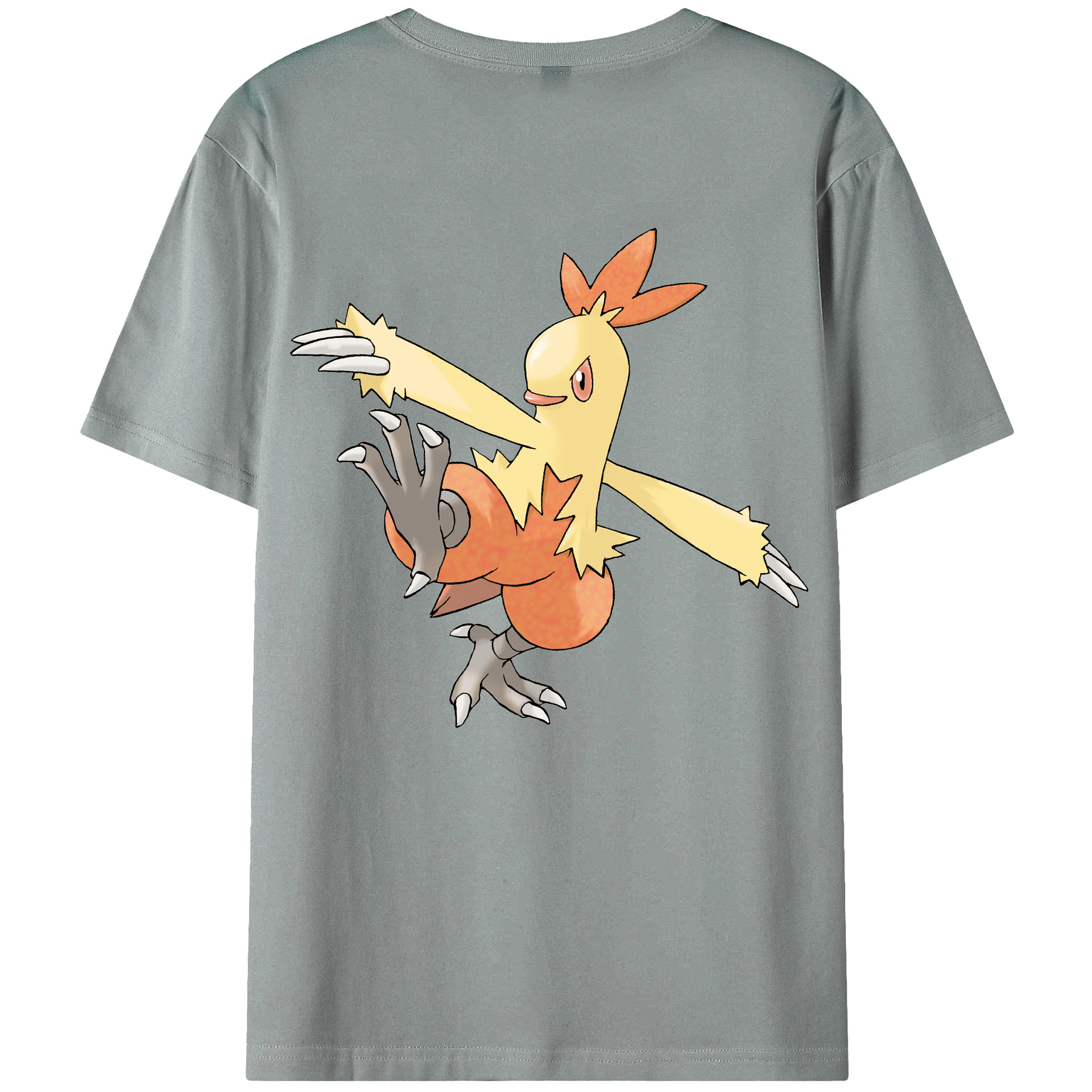 （画像用） ポケットモンスター Pokémon 綿100％ メンズ半袖Tシャツ（バックプリント） 通気性